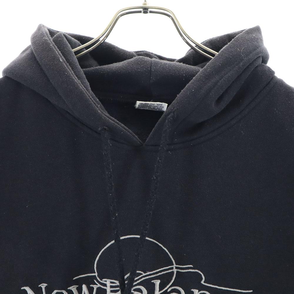 New Balance 90s Old Long Sleeve Sweatshirts L Black Back Brushed Women Used