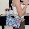 Spice Girl Denim Handbag Harajuku Underarm Shoulder Bag Casual Pink Star Crossbody Bag  Girls