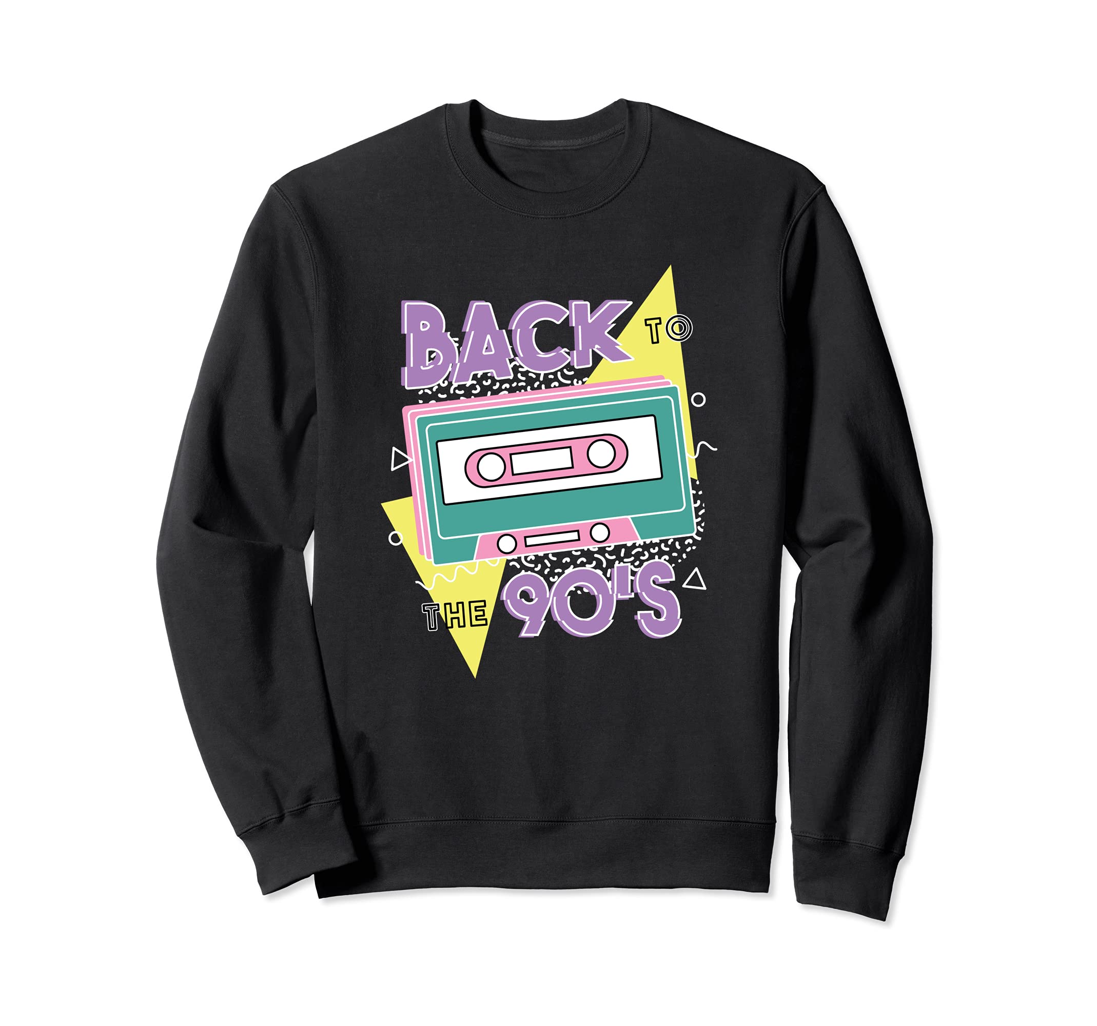 

Back to the 90s Clothing for Women and Summer Retro Sweatshirts Men, Clothing, чёрный