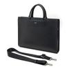 Daks Black Leather Simple Document Bag Dbba2f333bk