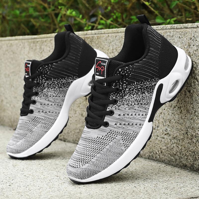 Men Sneakers Summer Casual Antiskid and Wear-resistant Jogging Shoes Lightweight Breathable Running Walking Knit Shoes 39-45