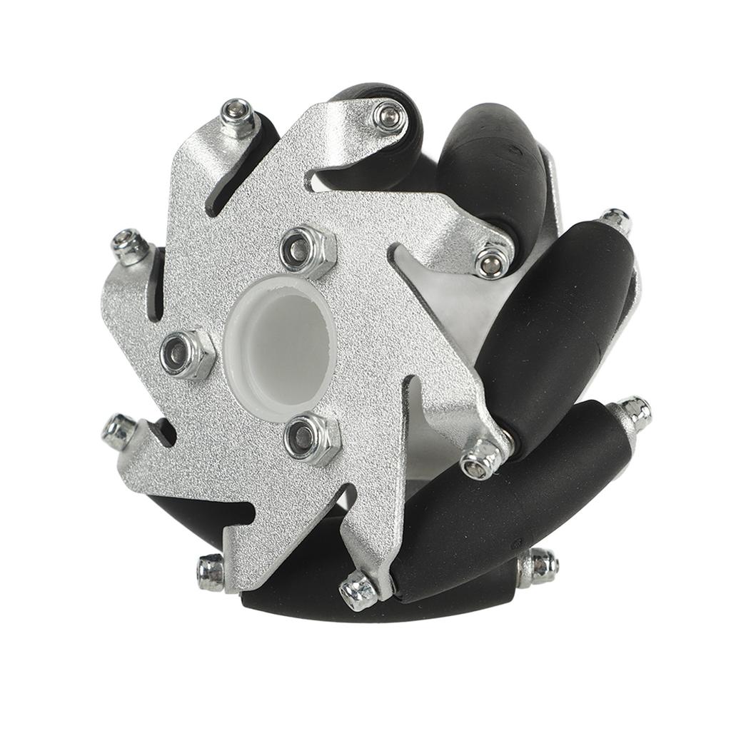 4Pcs 60mm Omnidirectional Wheel Aluminum Alloy Omni Directional Wheel Set 2 Left 2 Right 14159