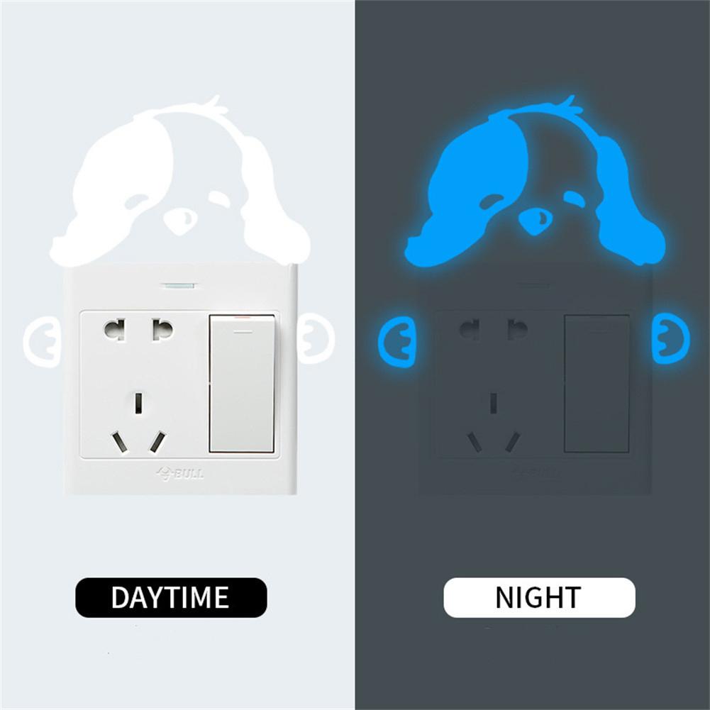 Luminous Switch Stickers Removable Decorative Decals For Children Room Living Room Bedroom Decoration
