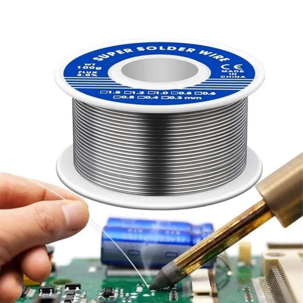 20/30/50/100g Electronic Soldering Wire Solder Wires Rosin Core Tin Multipurpose Welding Wire Flux Iron Wire Reel Household Tool
