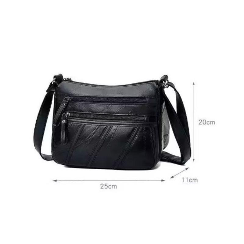 Texture Crossbody Bag Women's Single Shoulder Bag Fashion and Atmosphere Mom Bags