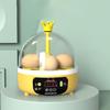 Incubator Mini Ou cu Lumină LED Incubație Manuală/Automată Clocitoare Placă Rotativă Ouă Instrumente Incubație Fermă