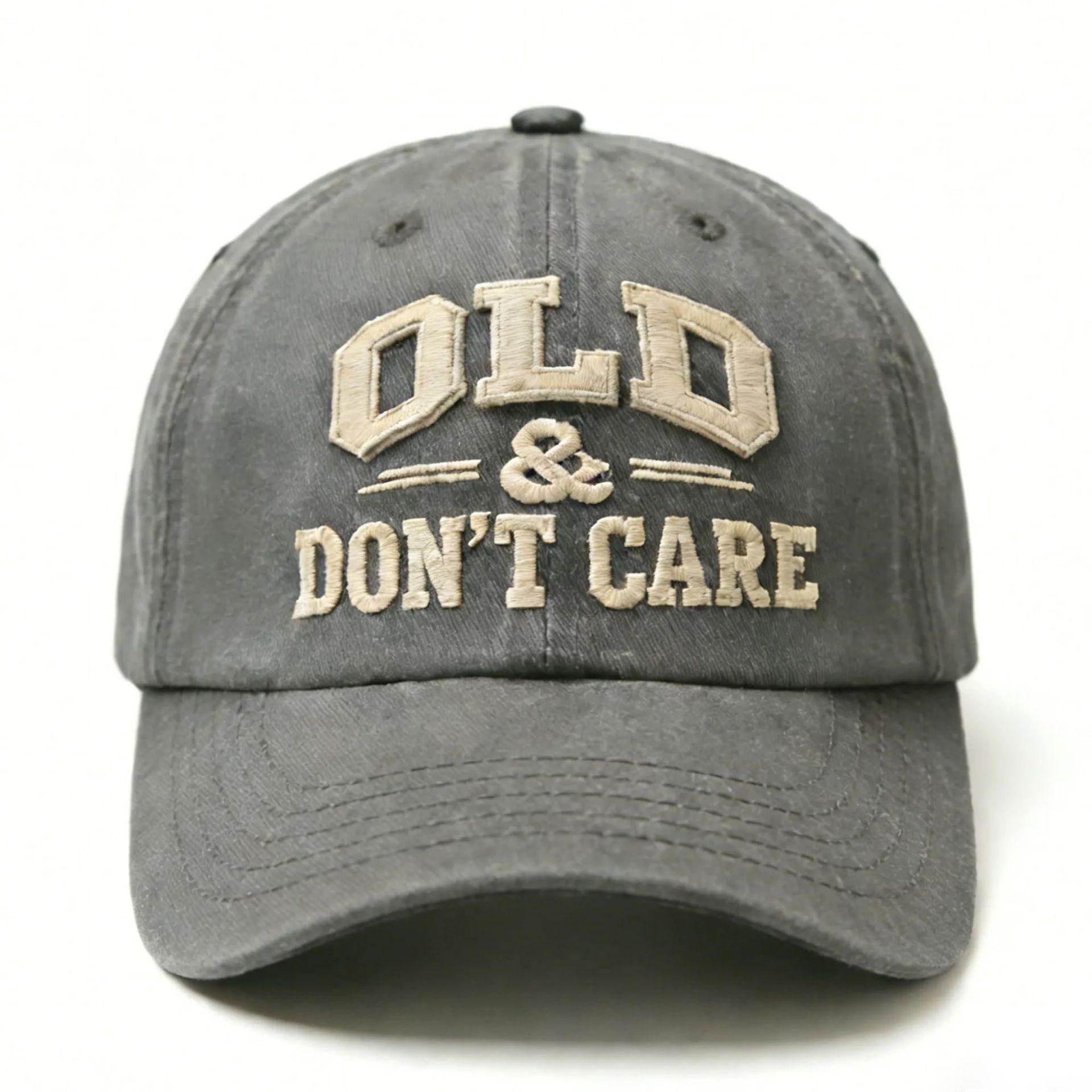 Cross-Border Washed Cotton Embroidered Hat Men S 250Th Anniversary Soft Top Old Cap Amazon Popular Baseball Cap серый