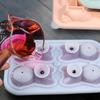 (Blue) Bulldog Ice Cube Tray Bulldog Shaped Ice Cube Mold Silicone Ice Cube Tray