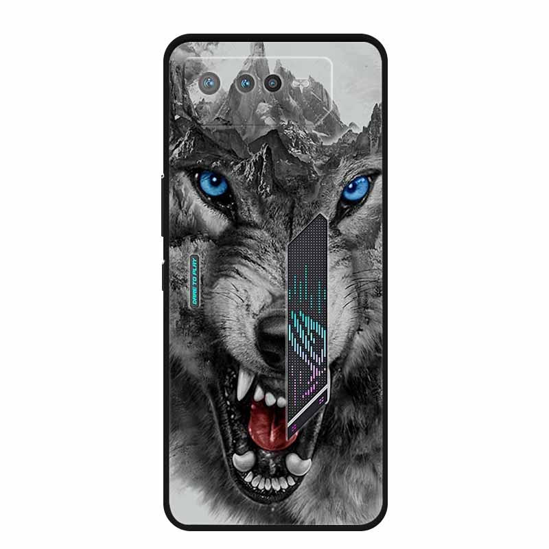 Für Asus ROG Phone 6 Hülle Luxus Silikon TPU Weiche Abdeckung Handyhülle für Asus ROG Phone 6 Pro Funda Rog6 Schutz Hülle Cartoon Hülle