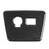 Cigarette Lighter Panel Cover Sticker Carbon Fiber Trim Decor Fit for Prius 2012?2015 RHD