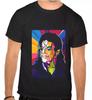 Michael Jackson Pop Rock Music Black T-Shirt -1154-