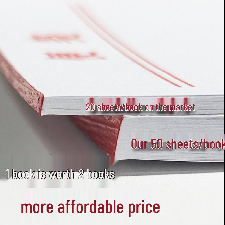 Thickened Non-Adhesive Tearable Sticky Notes - Blank Office Use Notebook