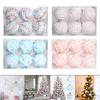Decorative Balls Christmas Tree Hanging Baubles Set Macaron Foam Shatterproof Ornaments Portable for Home and Event Decor