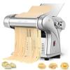 NEWTRY Elektrisk Pastamaskin för Hemmet Rostfritt Justerbar Tjocklek för Rund 4 mm Platt och 9 mm Platt för Färsk Chongqing och Fullständigt Degnudel 110V