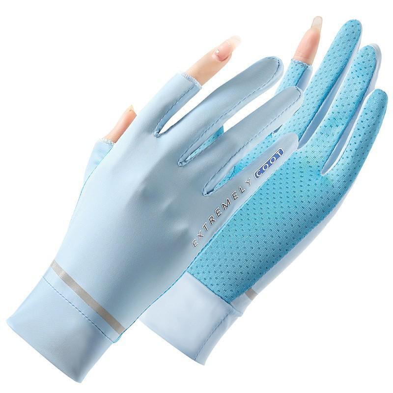 Women's Lightweight Breathable Sun Protection Gloves for Summer – Cycling, Driving, Outdoor Sports, Touchscreen-Compatible