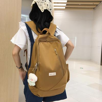 Simple Backpack New Largecapacity Student Schoolbag Fashion Casual Simple Backpack