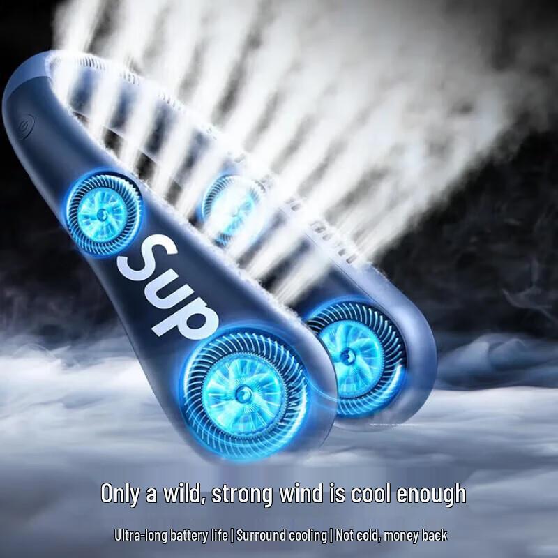 

Портативный безлопастной вентилятор для шеи Sonaimo, 18 часов работы