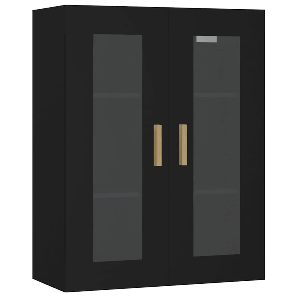 Hanging Cabinet Black 69.5 x 34 x 90 cm