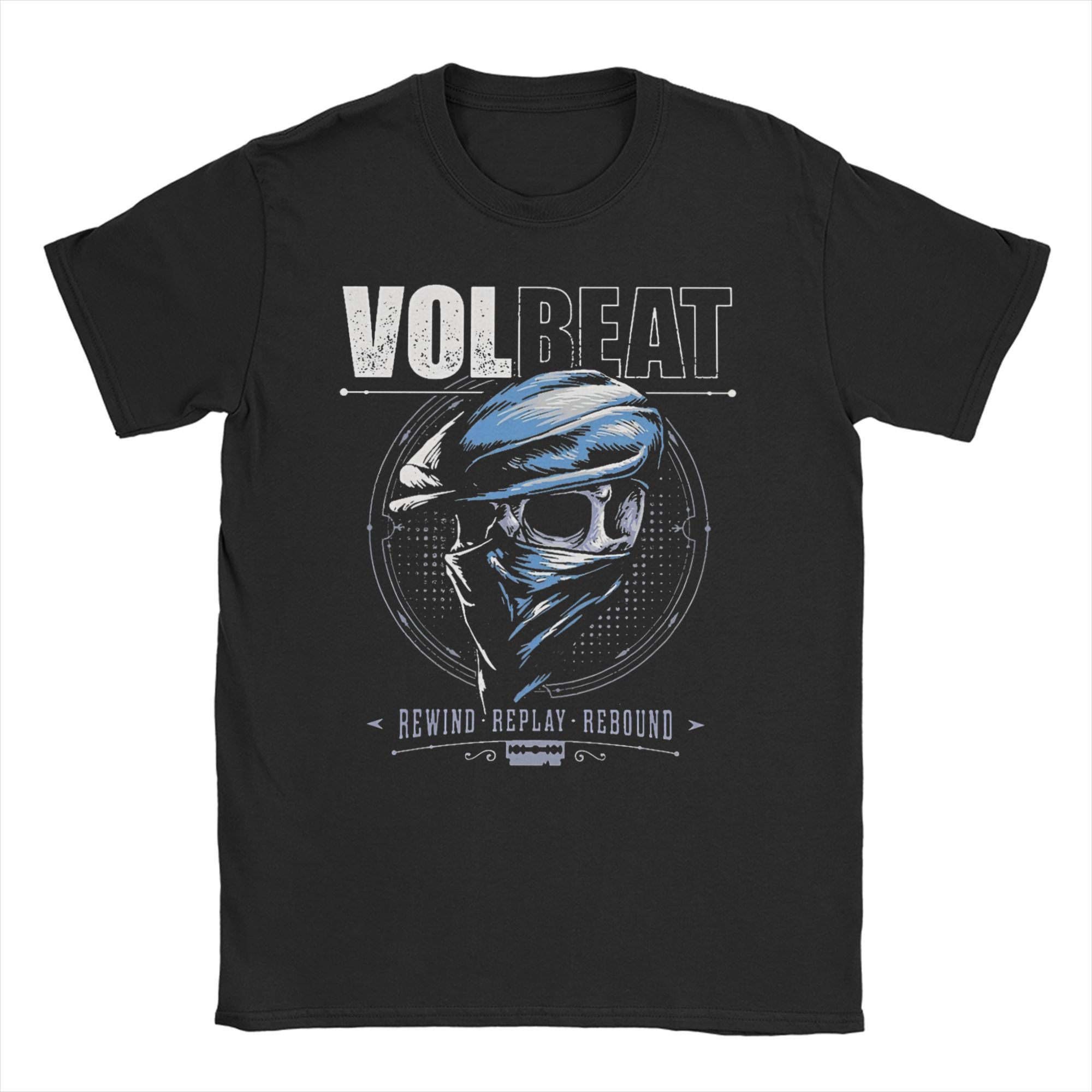 Мужская Женская Футболка VOLBEATS Тур Металлическая Музыка Хлопковая Одежда Новинка Короткий Рукав Круглый Вырез Футболка Летняя Футболка 3XL