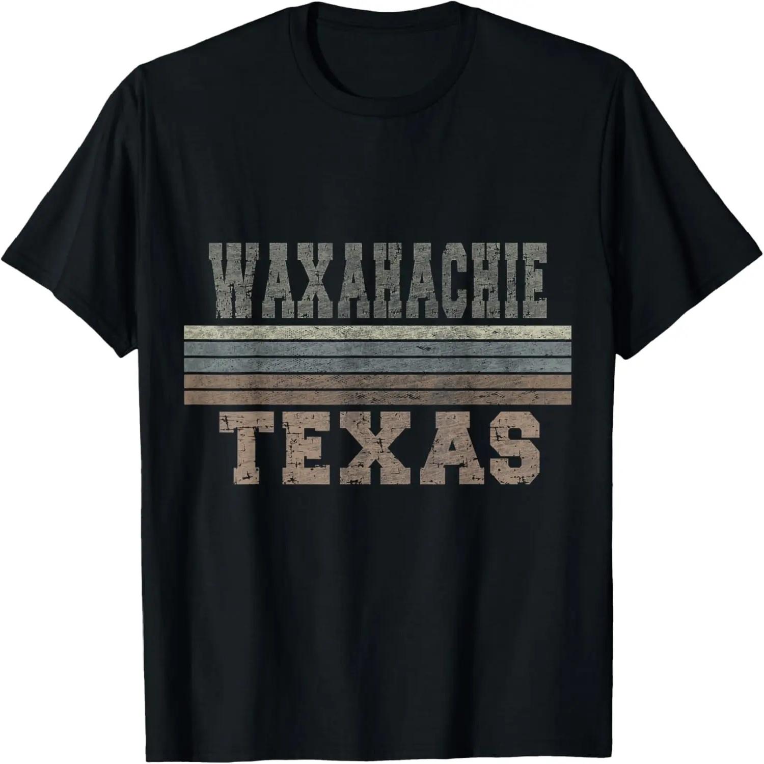 Ретро футболка Waxahachie Texas S чёрный