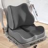 2pcs/set Office Chair Lumbar Support & Seat Cushion Set Multi-Purpose Car Memory Foam Cushion Lumbar Pillow for Office & Vehicle