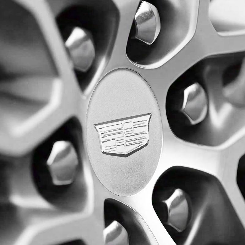 4 pieces 67mm Car Wheel Center Hub Cap Rim Cover for Cadillac CT5 STS XLR CT4 GT4 SLS SLR XT6 Escalade XT4 XT5 SRX XTS ELR BLS