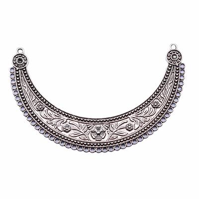 1pcs Ketting Connector Sieraden Componenten Accessoires Antiek Zilver Kleur Zinklegering 110X70mm