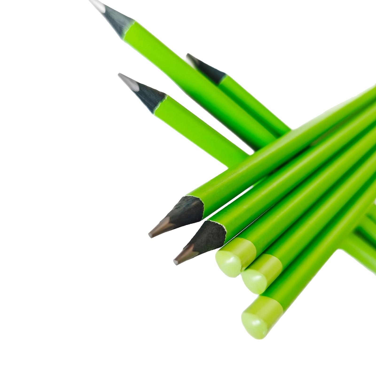 10Pcs Triangle Black Wood HB Pencils Thick Graphite Core Drawing Writing Pencils For School Students 10pcs pencils