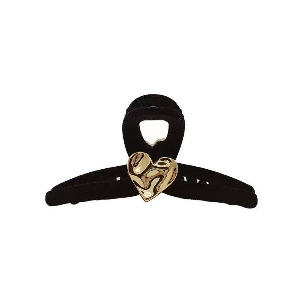 

Vintage Rose Hair Claw Clips Black Hair Accessories Temperament Large Size Hairpin Goth Fashion чорний