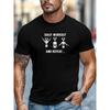 Men's T-Shirt, Relaxed and Casual, Simple and Stylish, Men's "DAILY WORKOUT AND REPEAT" Graphic Summer Casual Crew Neck Short Sleeve T-Shirt