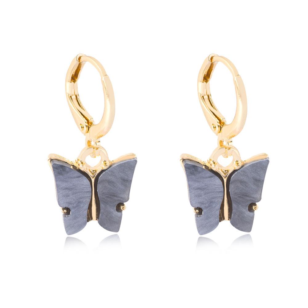 Stylish Butterfly Earrings Animal Design Chic Multicolor Womens Accessories Fashion