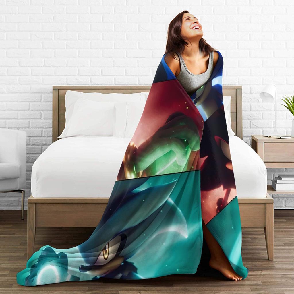 Sonices Movie Throw Fashion Blanket for Couch Video Game Fuzzy Soft Plush Fashion Blanket  Multiple Sizes Bedspread for All Seasons