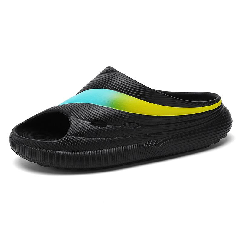 Summer new slippers men's trend indoor and outdoor wear home wear-resistant thick-soled slippers beach shoes