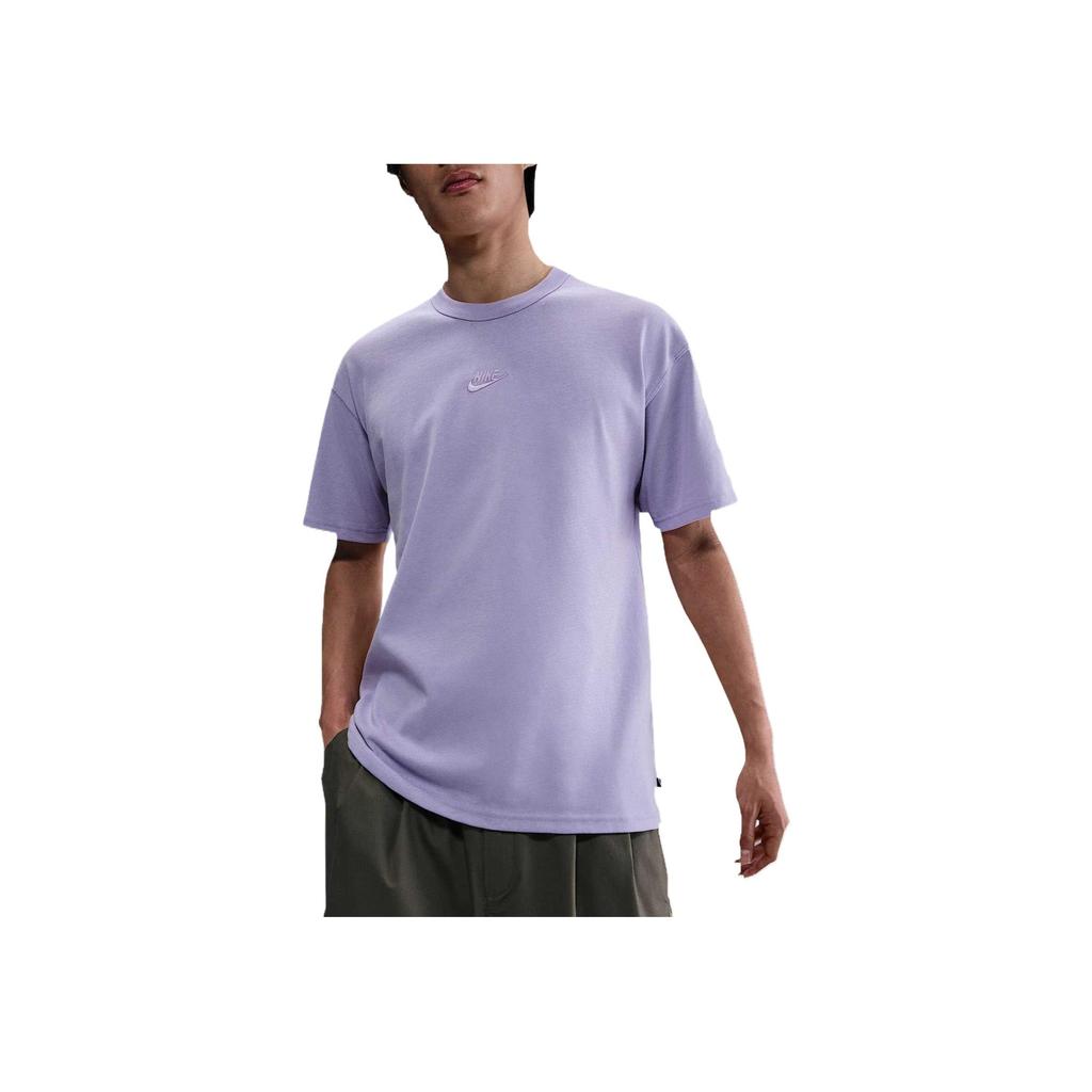 Nike Sportswear Premium Essentials Fashion Versatile Trendy Short Sleeve T-Shirt Men Tops Purple DO7393-515