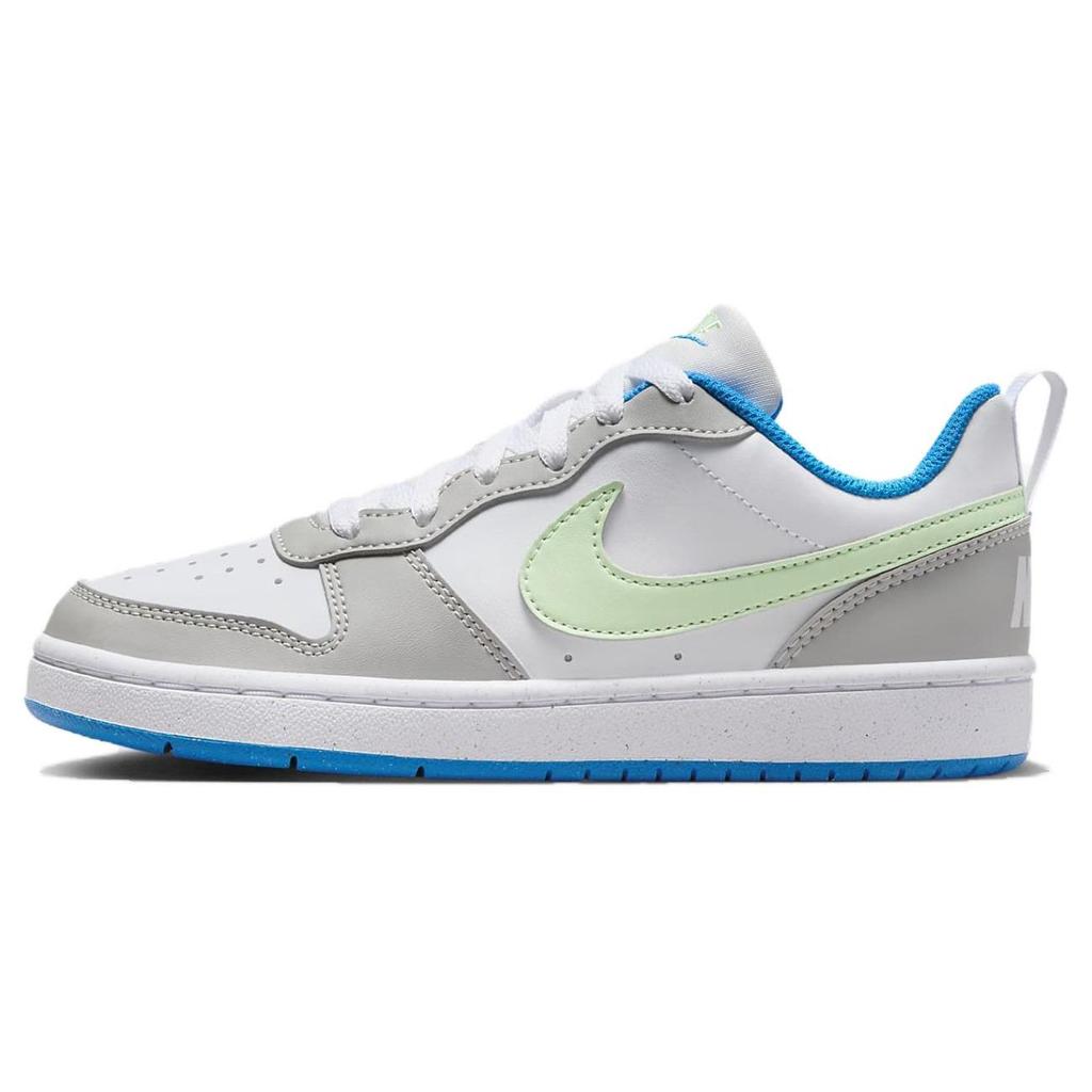 Nike Court Borough Low Recraft GS Light Iron Ore Vapor Green Kids Sneakers Grey White Photo-Blue DV5456-005