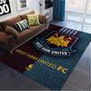 West Ham United Teppich für Wohnzimmer Schlafzimmer Zuhause Sofadekoration, Kinderspiel rutschfeste Bodenmatte