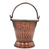 Steel Copper Hammered Design Antique Dark Tone Bucket, Serveware & Tableware for Home, Hotel & Restaurants, Volume-400 ML