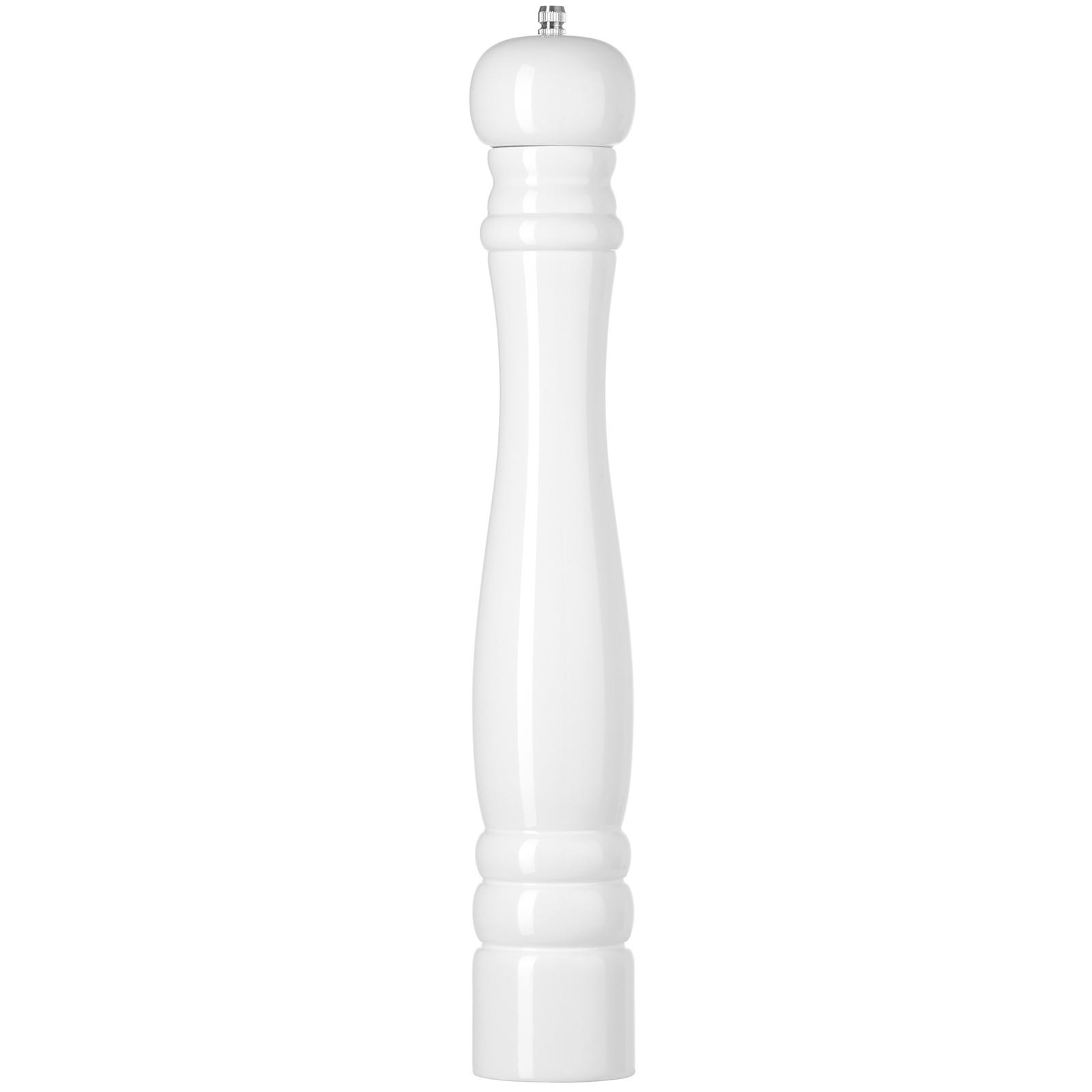 Salzmühle aus Holz, weiß, Durchmesser 65 x 415 mm - Hendi 469583