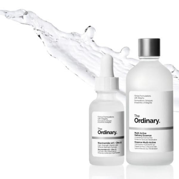 THE ORDINARY Duo Skin Booster (Esencja Multiaktywna 100ml + Niacynamid 10% + Cynk 1% 30ml)  (3 opcje)