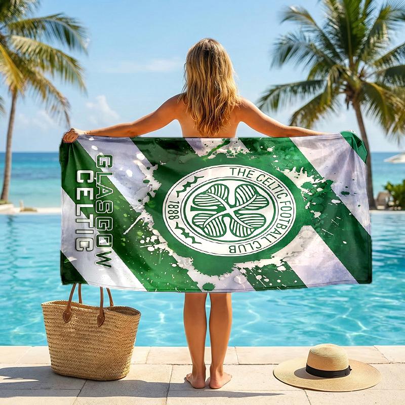 Celtic Fc Fashion Beach Towel: Ideal for Summer Adventures Soft, absorbent and quick drying suitable for swimming and bathing