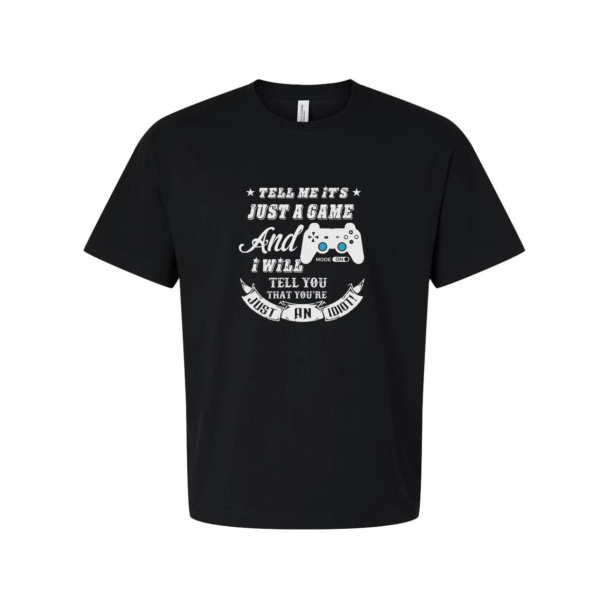 Unisex Gamer Graphic Tee With Controller Design And Humorous Gaming Quote For Me M