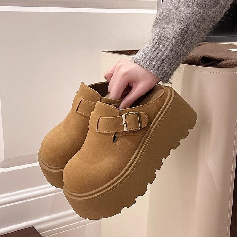 Retro bag head half slippers, small Birkenstocks wear new casual lazy cool slippers