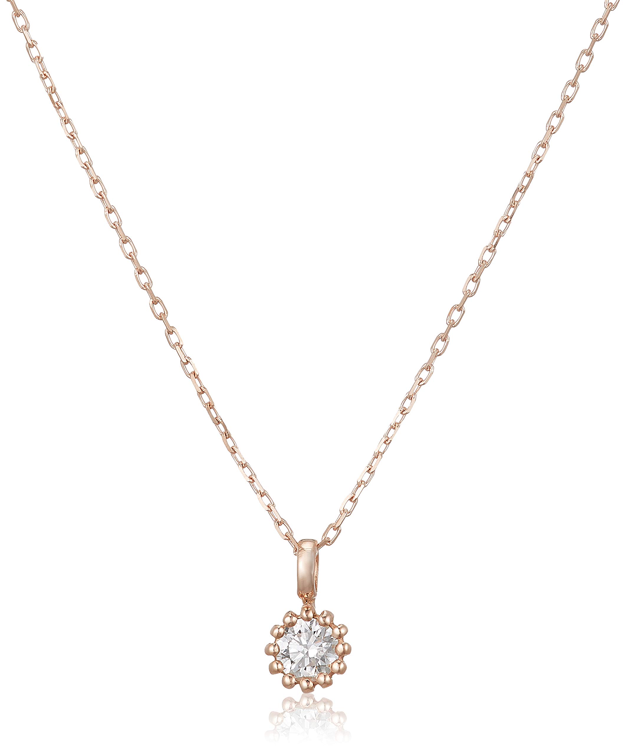 

Кольє з рожевого золота K10 з діамантом [Bloom] 0442-8777-0010-0000