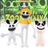 Zoonomaly Peluche Gardien de Zoo Parc Animalier Exceptionnel Poupée en Peluche Courte Personnage de Dessin Animé Autre Coton PP Personnalisé Blanc Jaune 48*7*40cm