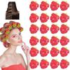 6/12/18/24 Stück DIY Schwammwickler Lockenwickler Bouncy Locken Haare Kopfhaare Lockenwickler Erdbeer-Lockenwickler Langes Haar Haarstyling-Werkzeuge
