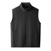 2025 Men's Stand-Up Collar Fleece-Lined Zipper Vest - Warm, Fashionable & Versatile for Autumn/Winter