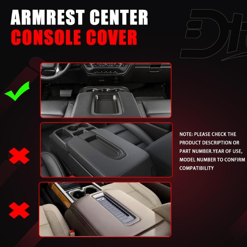 Leather Armrest Cover Assembly Suitable for 2007 2014 Center Console