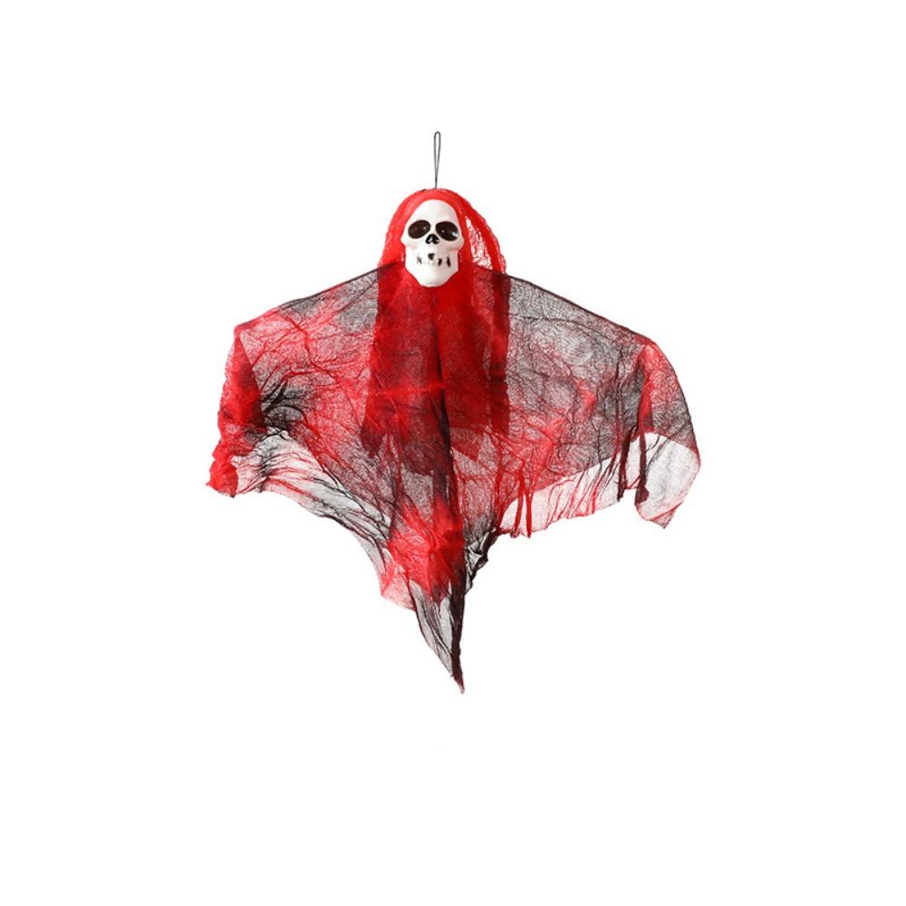 Flying Skull Ghost Pendants Scary Halloween Decoration Hanging Ghost Ghosts Ornaments  Garden