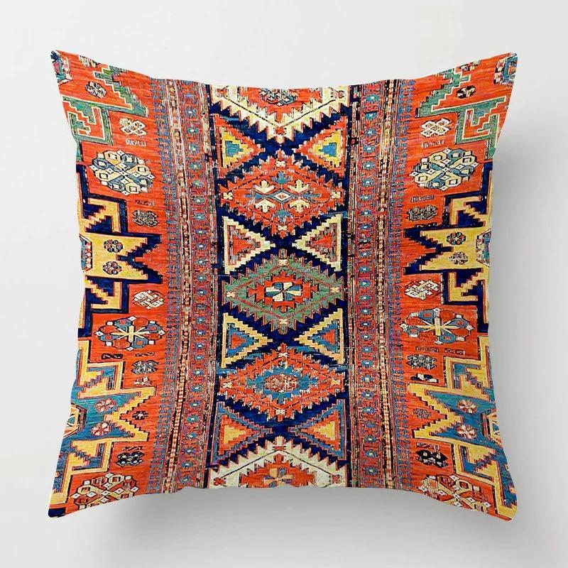 Living Room Sofa Cushion Cover Fashion Decorative Persian Carpet Pattern Pillow Cover Pillow Cover Home Decor