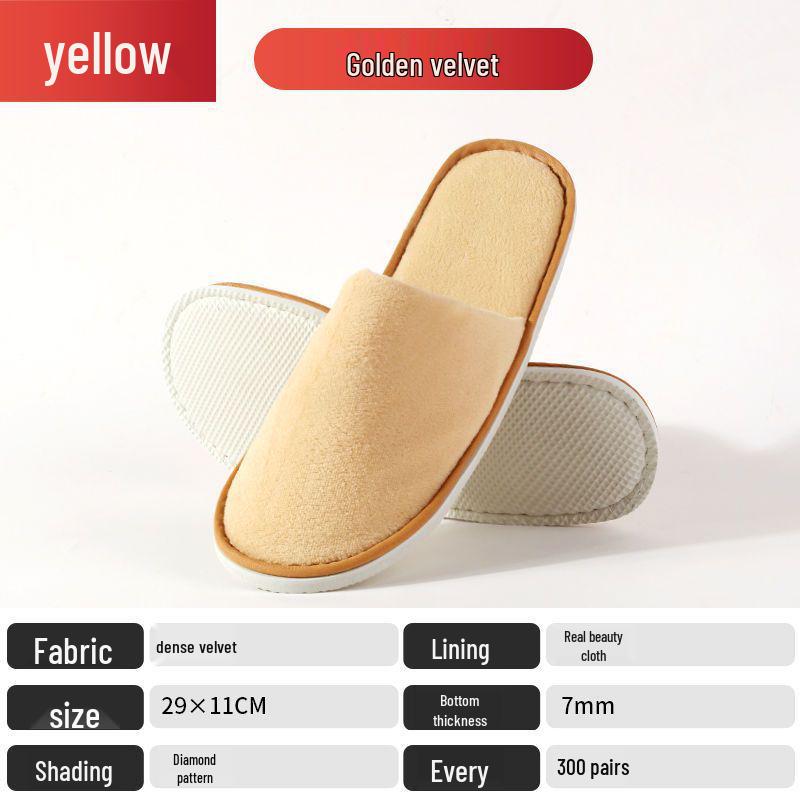 Thickened Anti-slip Disposable Hotel and Home Guest Slippers
